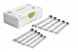 Festool 578117 Ring ratchet spanner set SYS3 S 76-RRS-Set £139.95